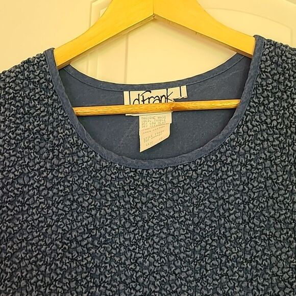 Vintage D. Frank 2 PC Sleeveless Denim  Tie Back Maxi Dress with Jacket Size 10 - Picture 9 of 16